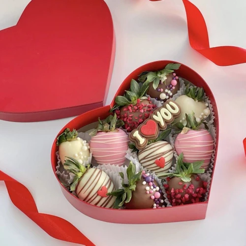 Набор клубники в шоколаде #2908 на 14 февраля, 10 шт