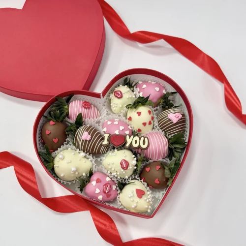 Набор клубники в шоколаде #2909 на 14 февраля, 14 шт