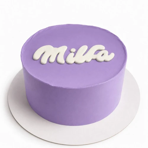 Торт для женщин #3018 milfa, сиреневый